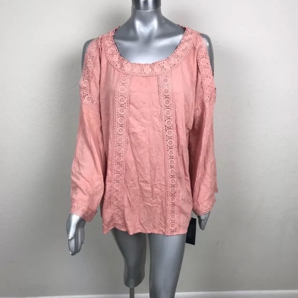 Tops - Forgotten Grace Top Blouse Cold Shoulder Sz 2X